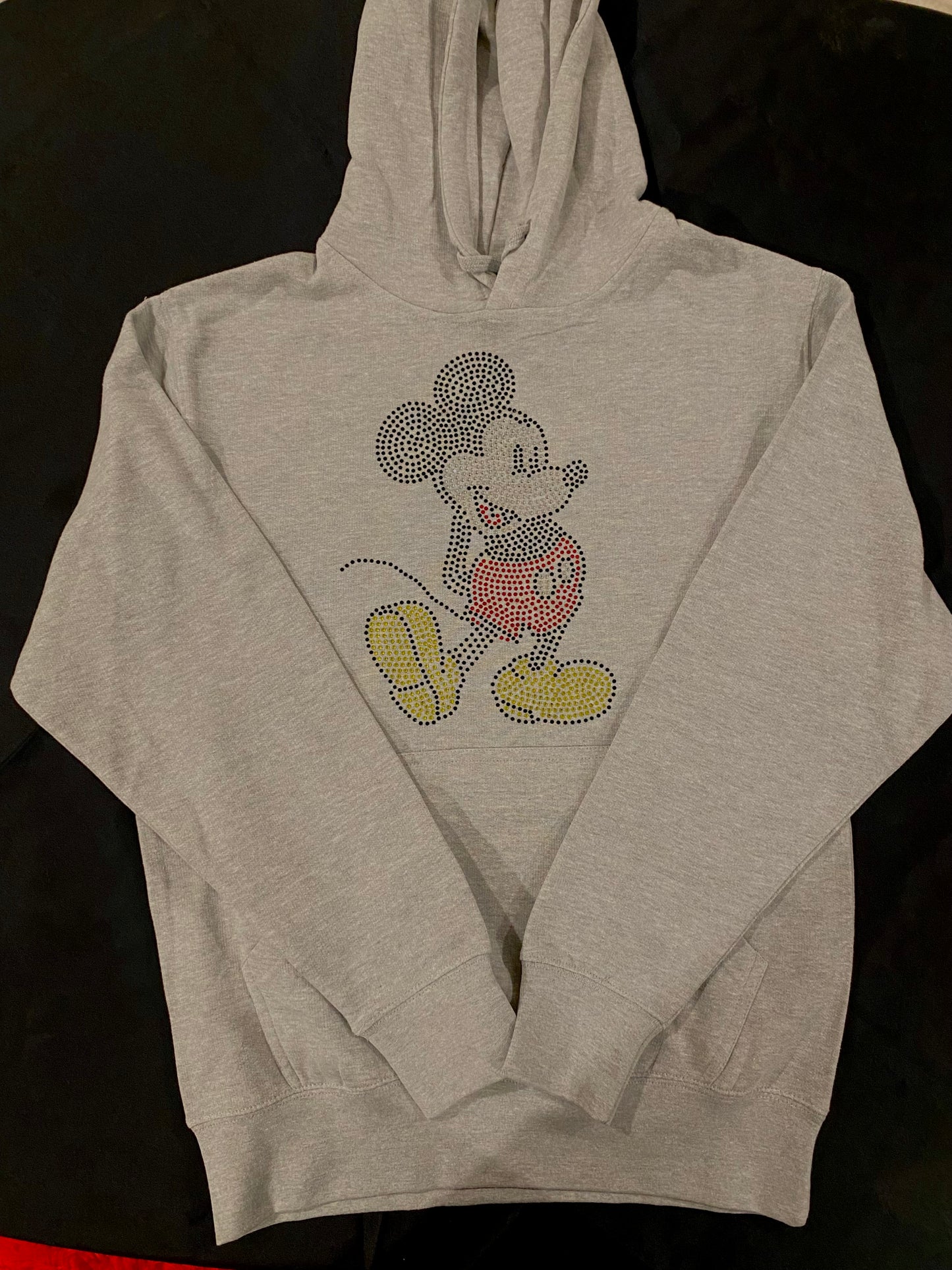 Mouse Rhinestone Hoodie