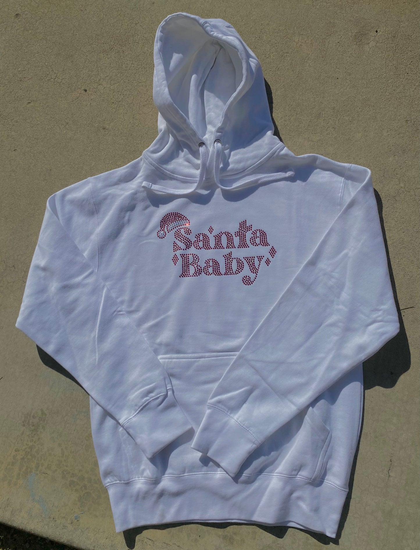 Santa Baby Rhinestone Hoodie