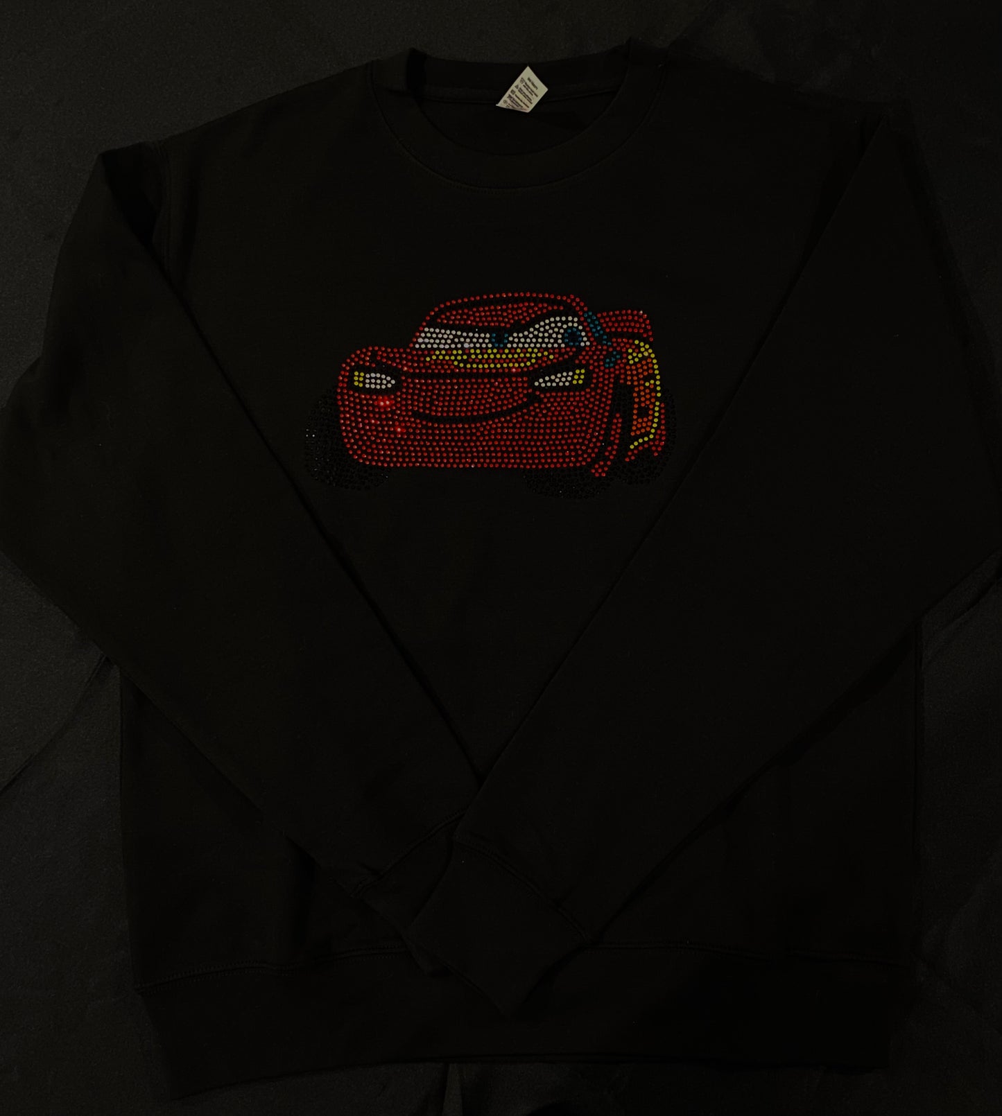 Lightning Mcqueen Rhinestone Crewneck