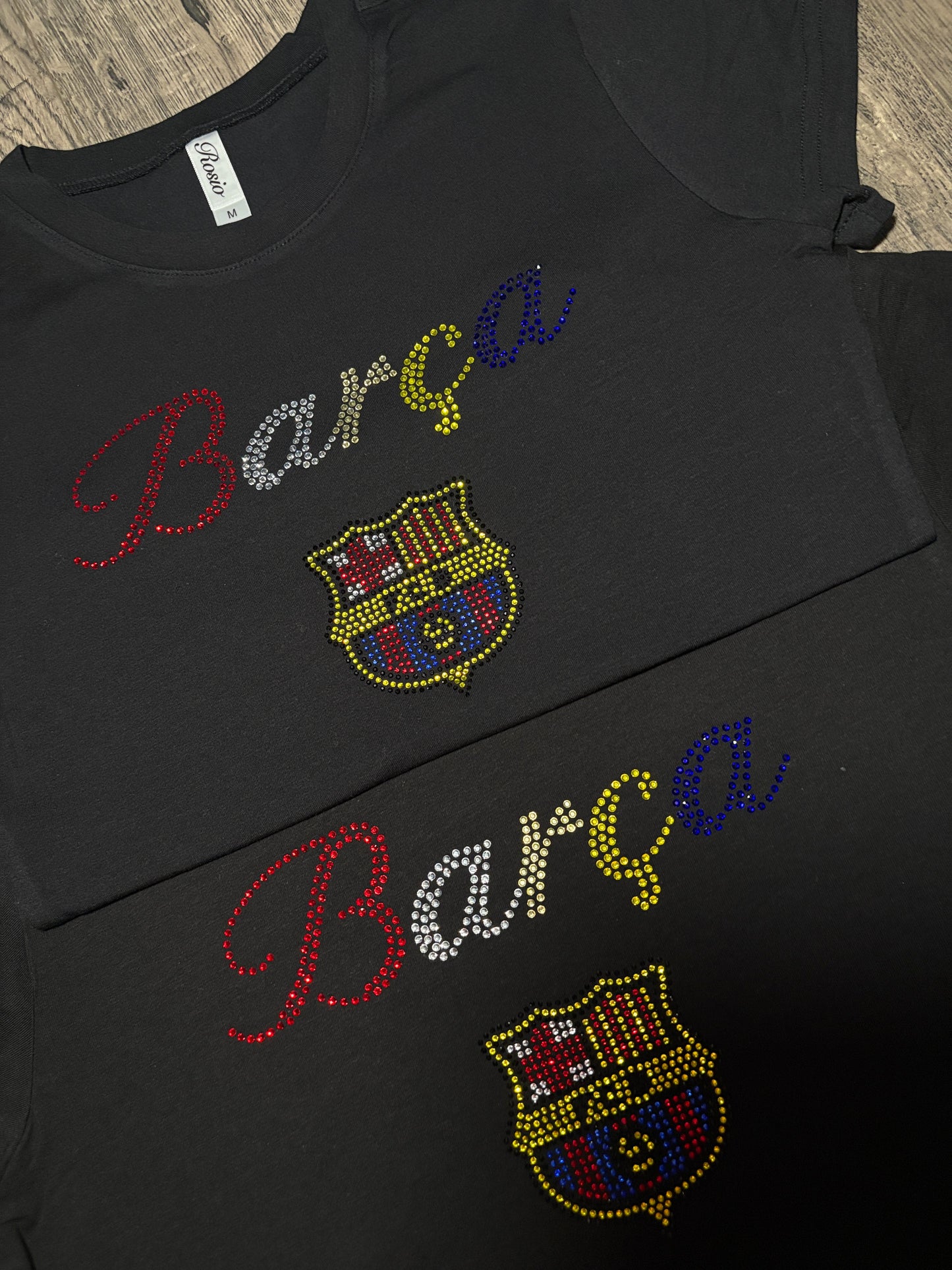 Barcelona Rhinestone Baby Tee