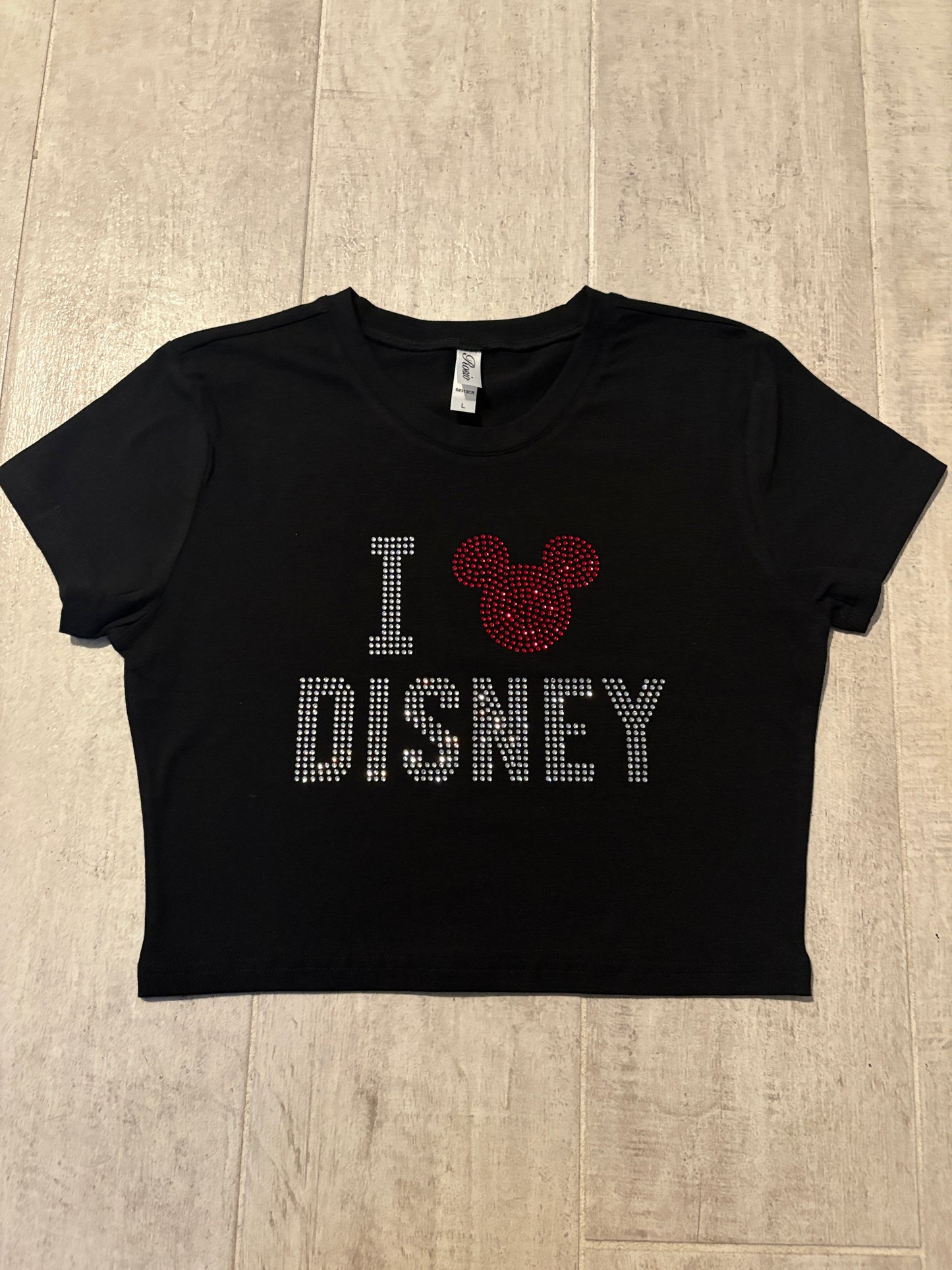 I ❤️ Disney Rhinestone Baby Tee