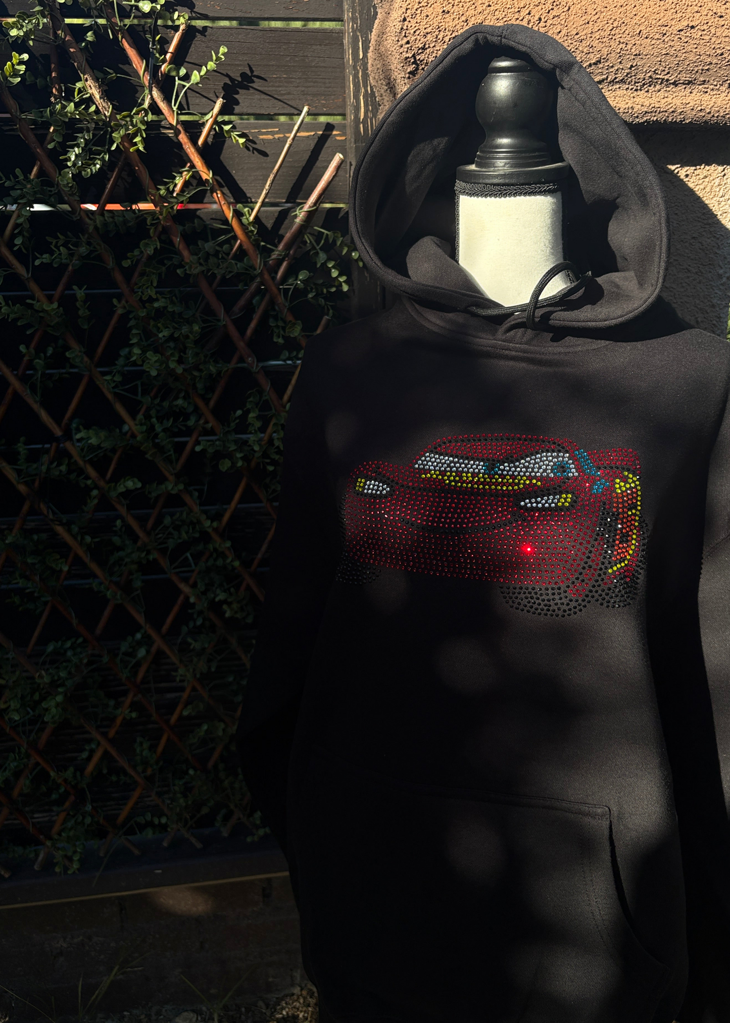 Lightning McQueen Rhinestone Hoodie