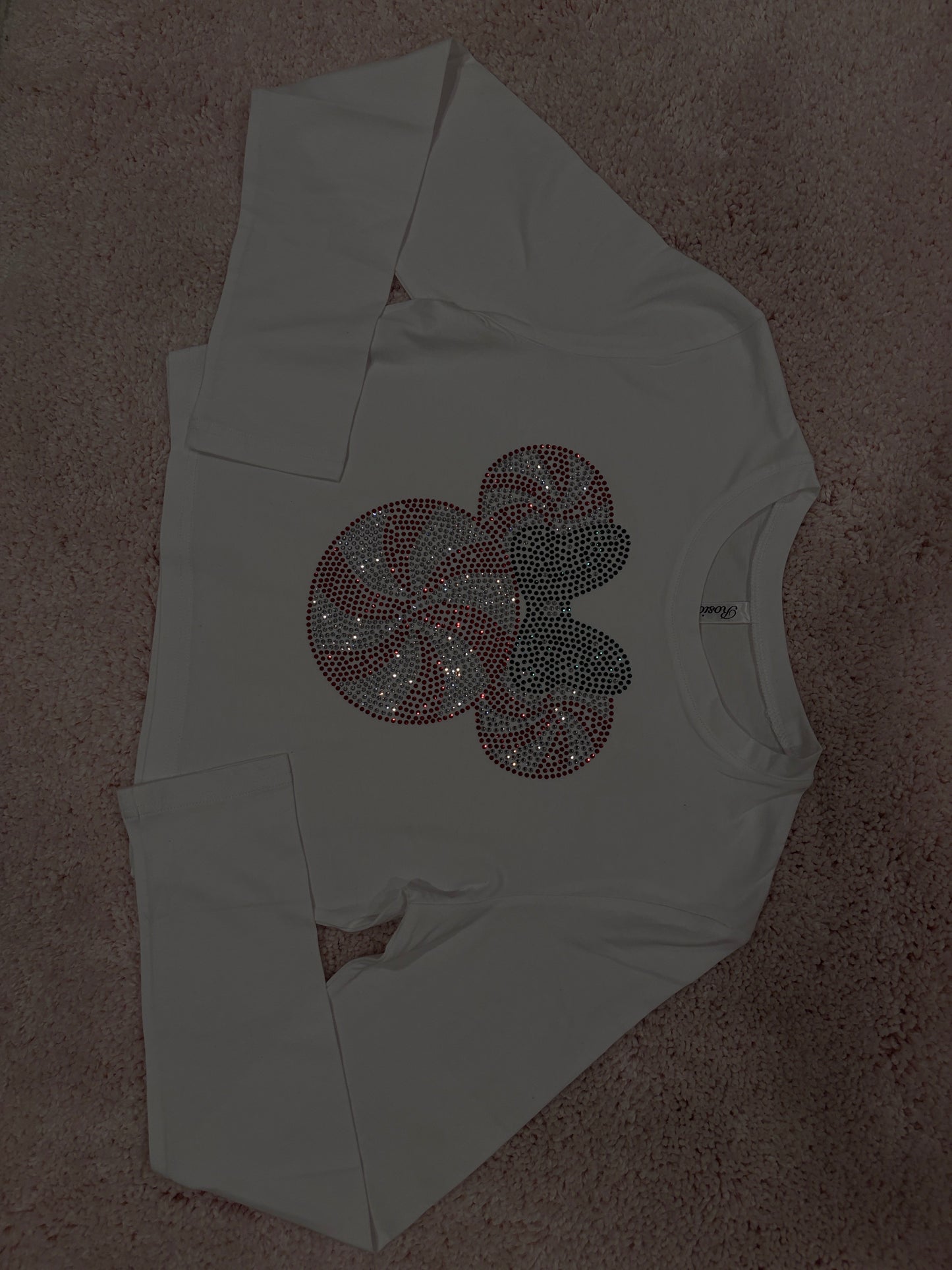 Peppermint Ears Long Sleeve Baby Tee