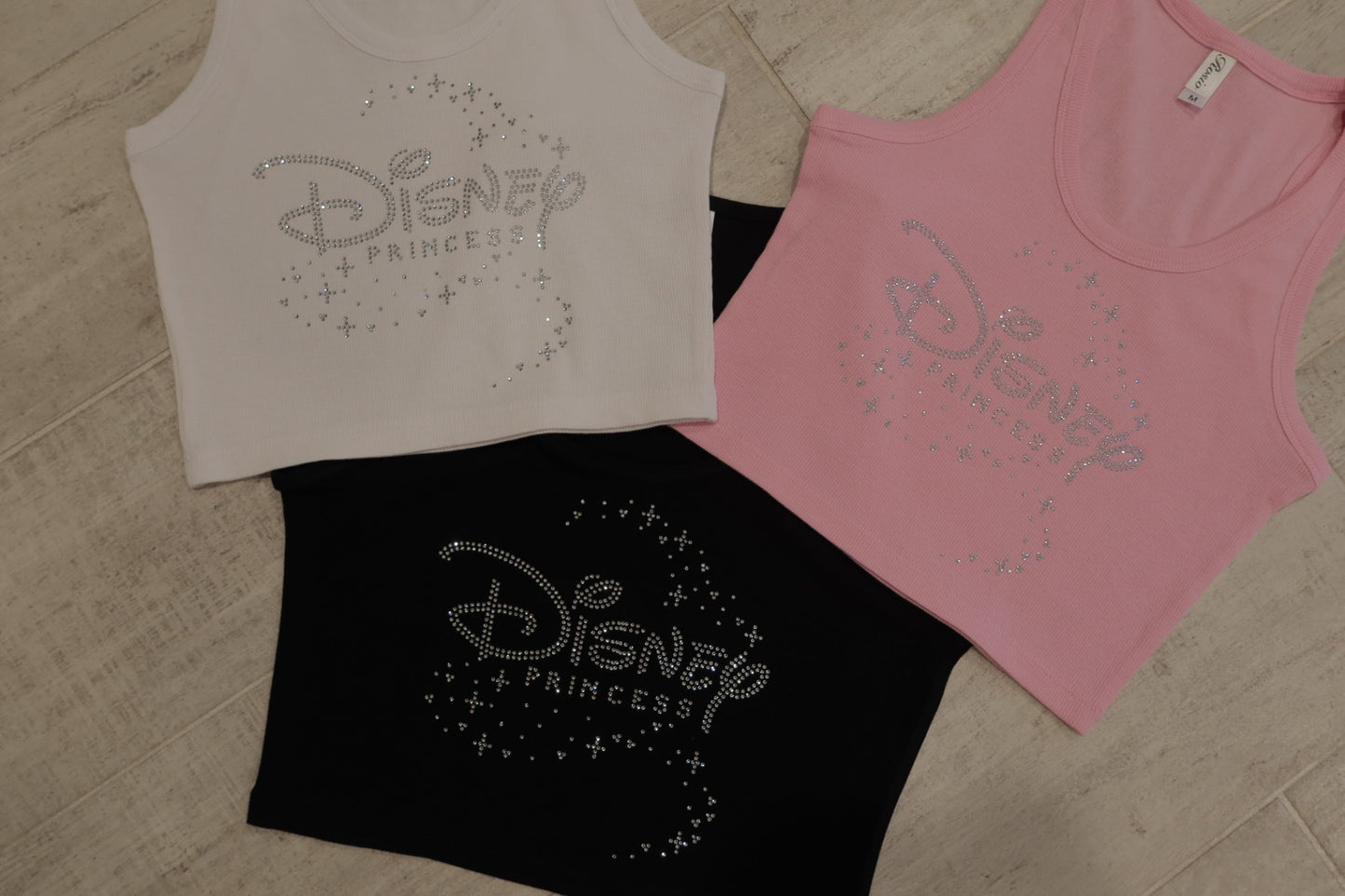 Disney Princess Rhinestone Crop Tank
