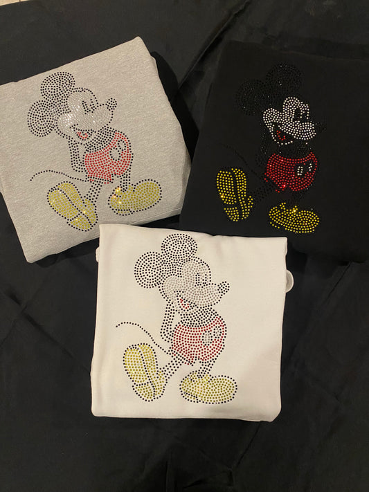 Mouse Rhinestone Hoodie