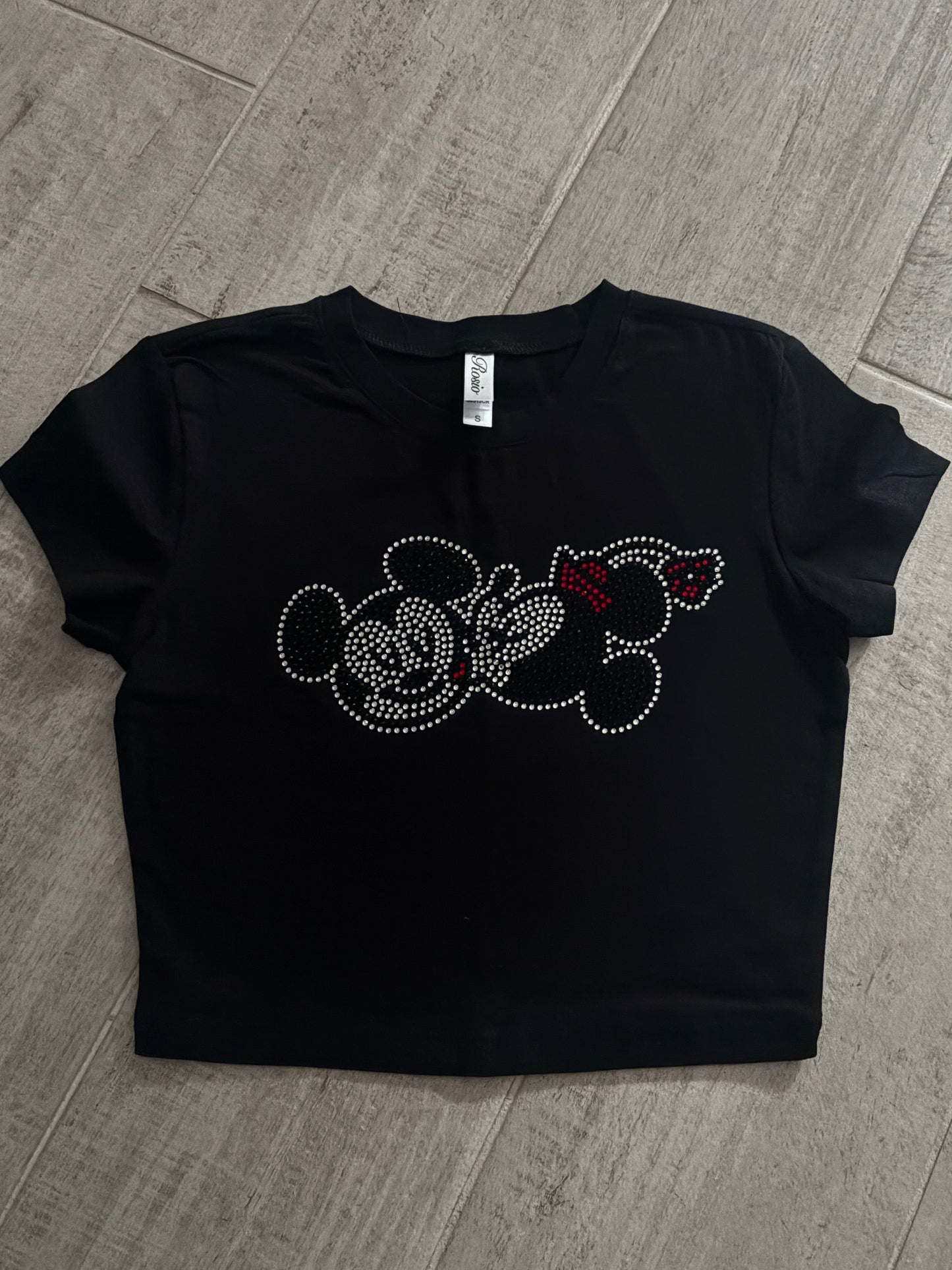 Mouse Sweethearts Rhinestone Baby Tee