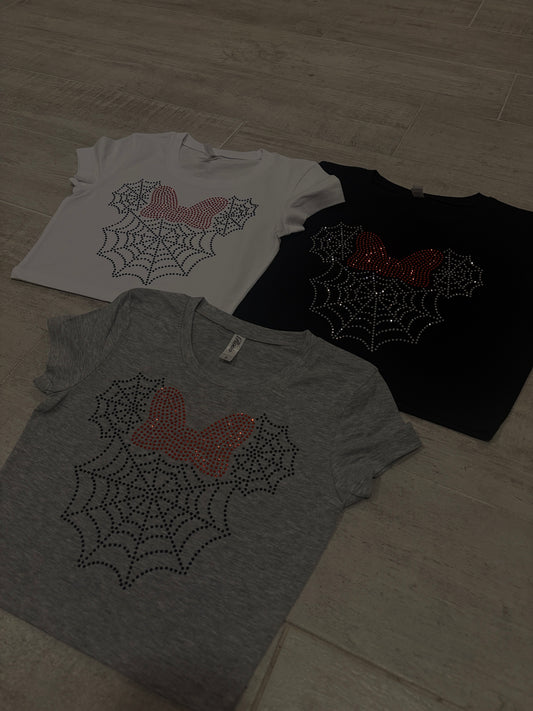 Spider Web Ears Baby Tee