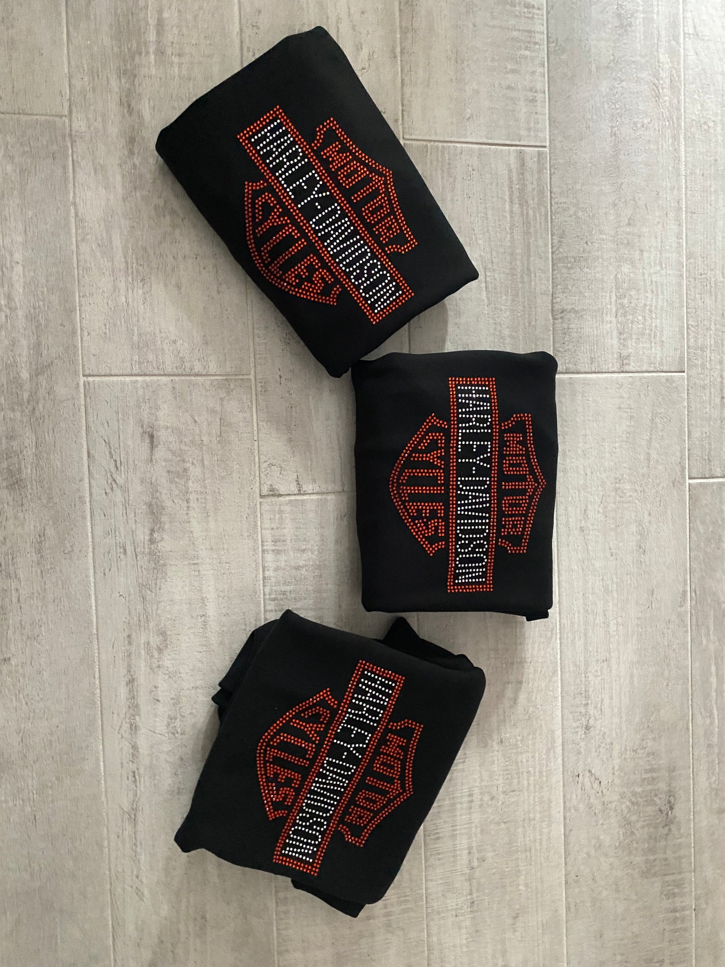 Harley Davidson Rhinestone Crewneck