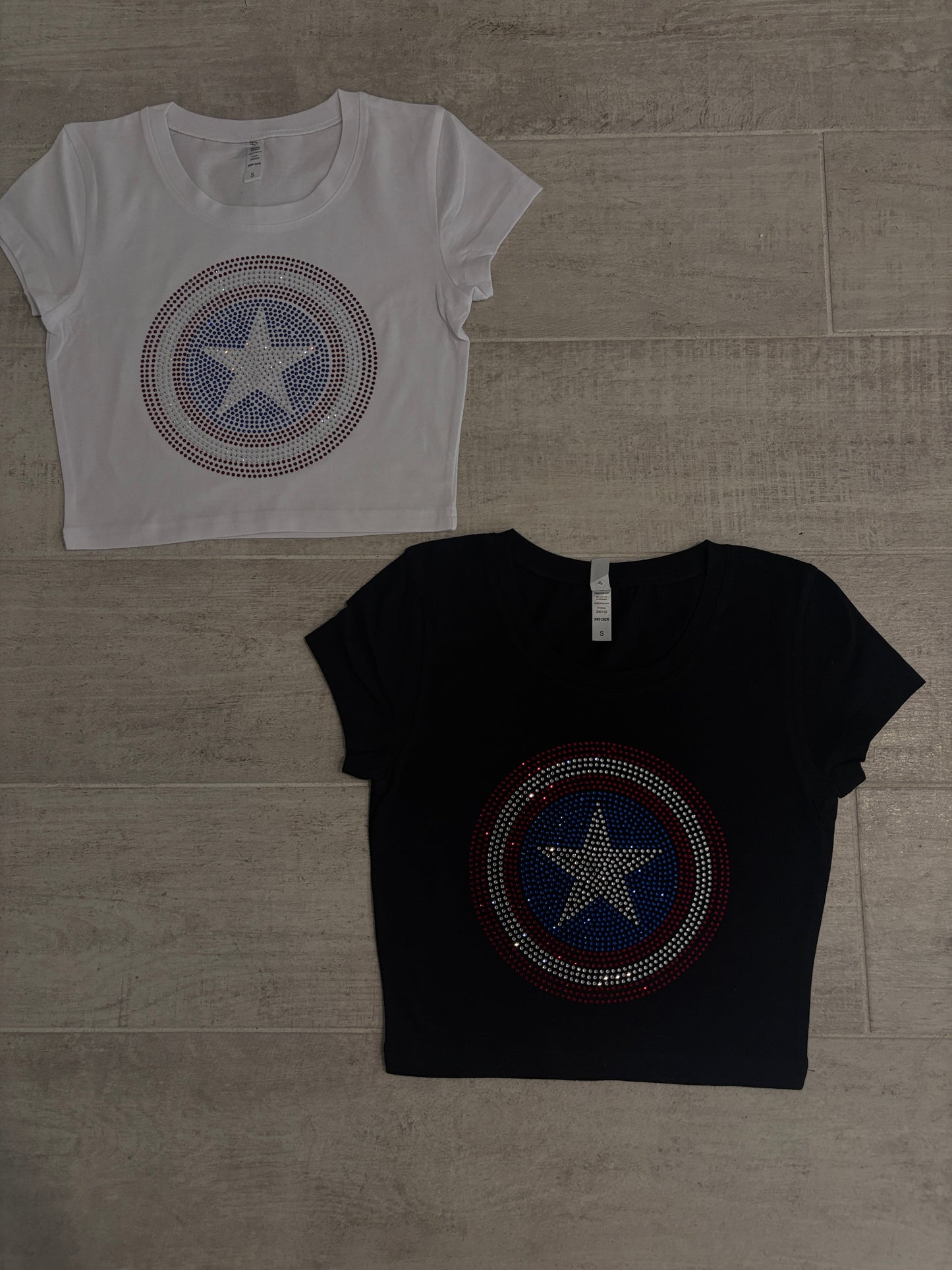 Captain America Baby Tee