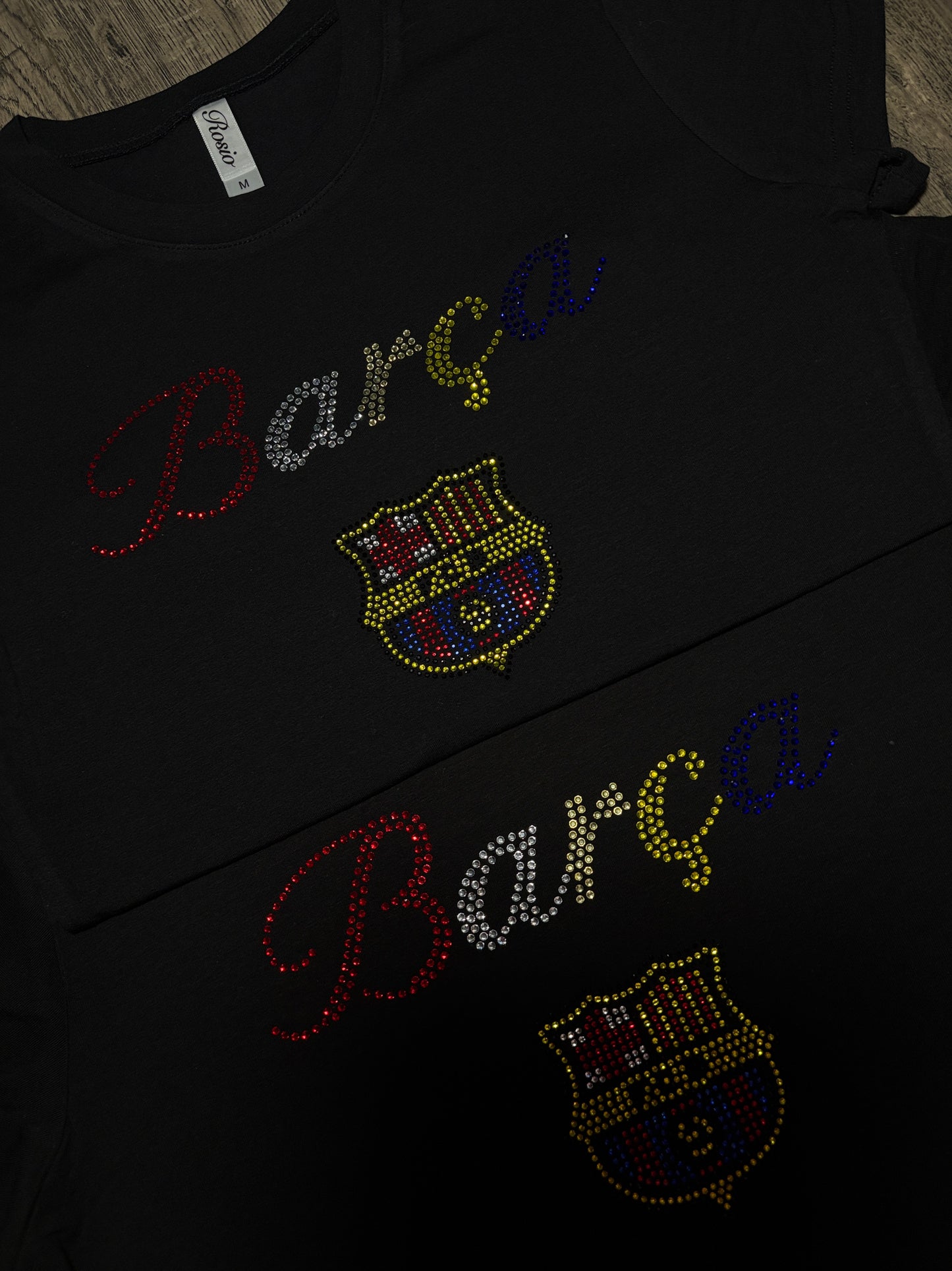 Barcelona Rhinestone Baby Tee
