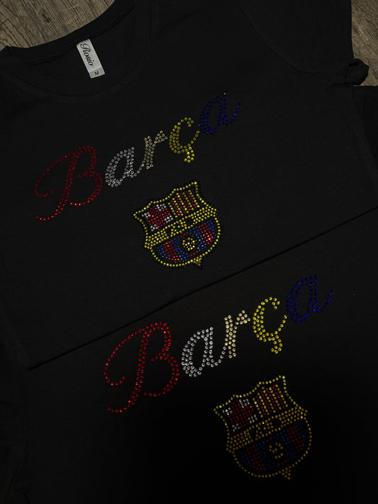 Barcelona Rhinestone Baby Tee