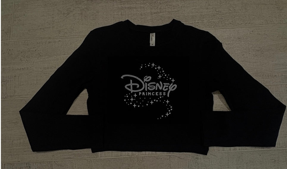 Disney Princess Rhinestone Long Sleeve