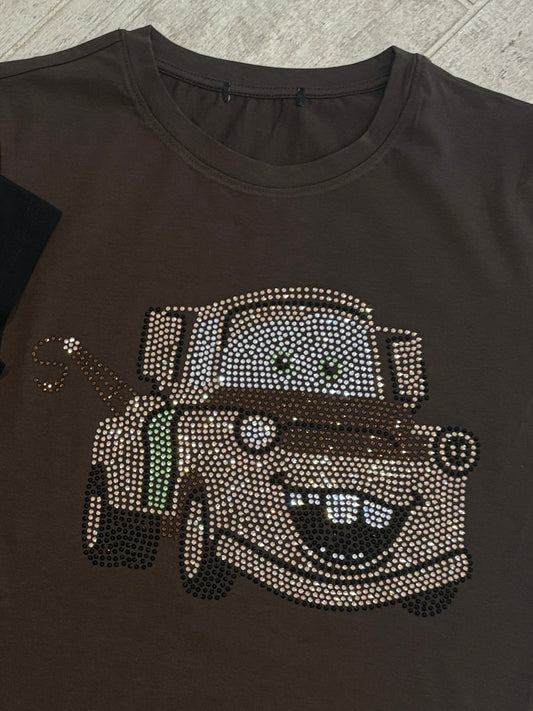 Mater Rhinestone Baby Tee