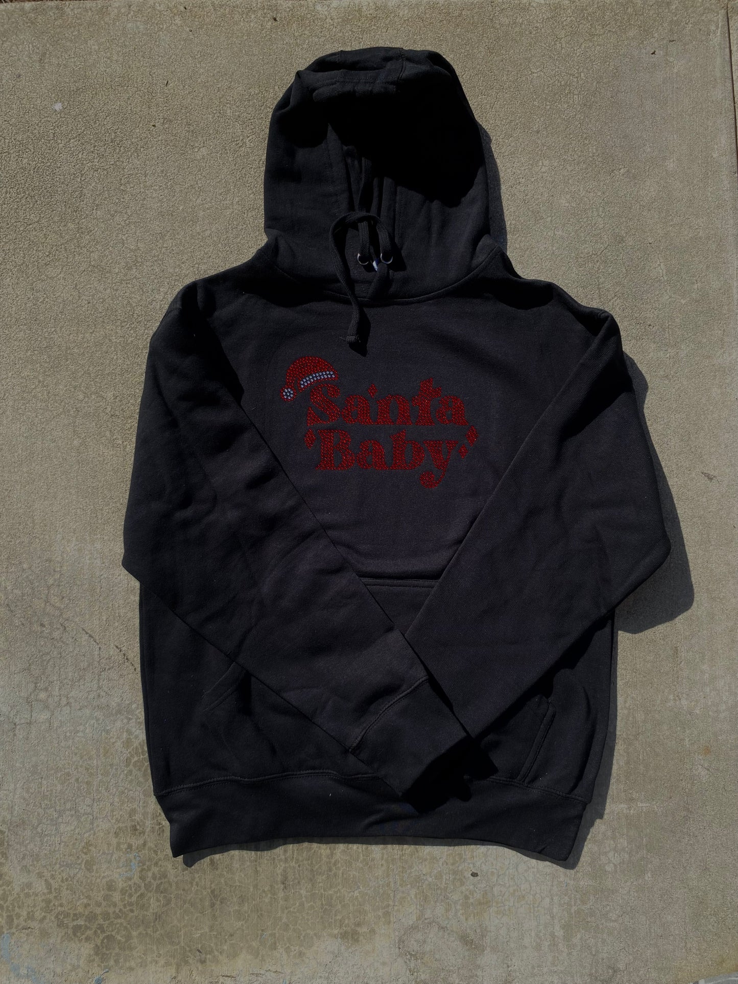 Santa Baby Rhinestone Hoodie