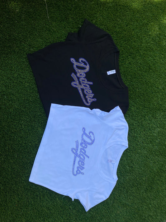 Dodgers Rhinestone Baby Tee