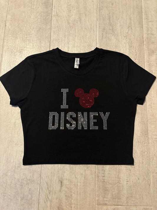 I ❤️ Disney Rhinestone Baby Tee